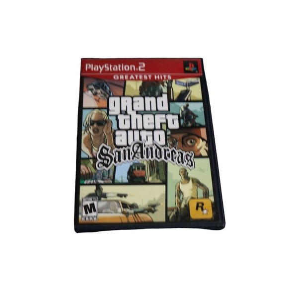 Grand Theft Auto San Andreas Greatest Hits - Sony Playstation 2 Authentic PS2 - Picture 2 of 3